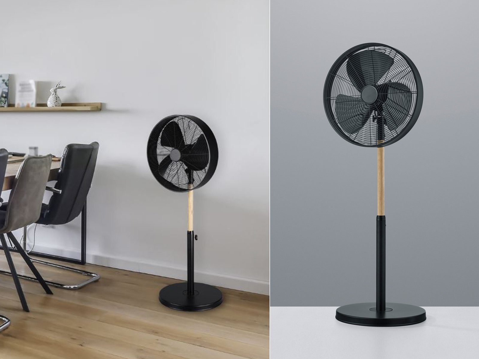 Reality Leuchten Standventilator, oszillierend, Raumlüfter Zimmer-Ventilato günstig online kaufen