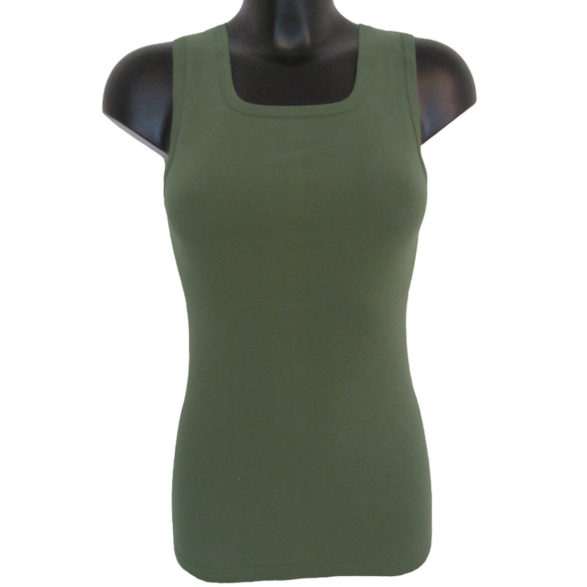 HERMKO Achseltop 1325 Damen Unterhemd Longshirt Bio-Baumwolle auch in Überg günstig online kaufen