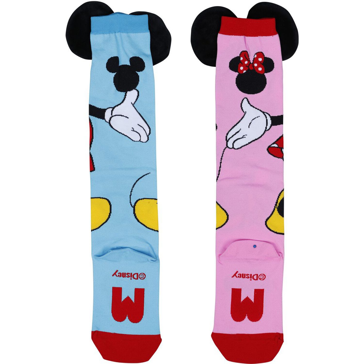 Heinrich Bauer Socken Mickey & Minnie Socken Bunt mit 3D-Ohren für Disney-Fans – Bild 4 von 5