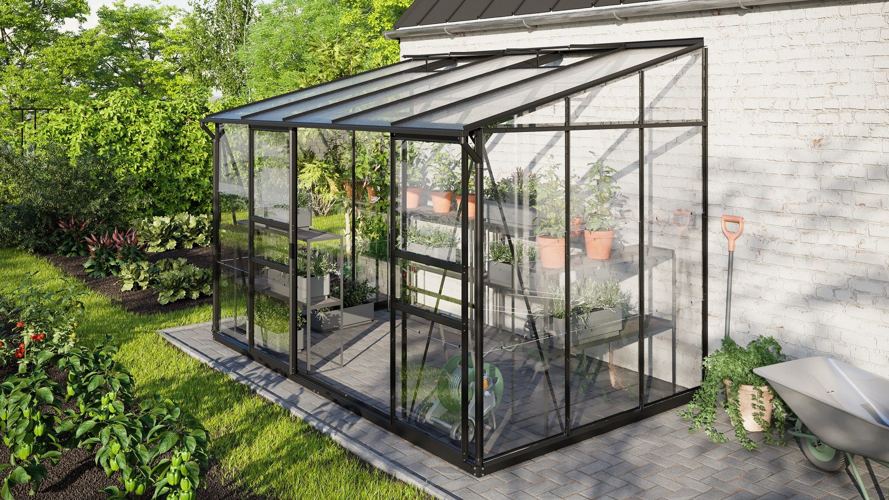 Vitavia Gewächshaus Ida 6500 ESG/HKP Al...