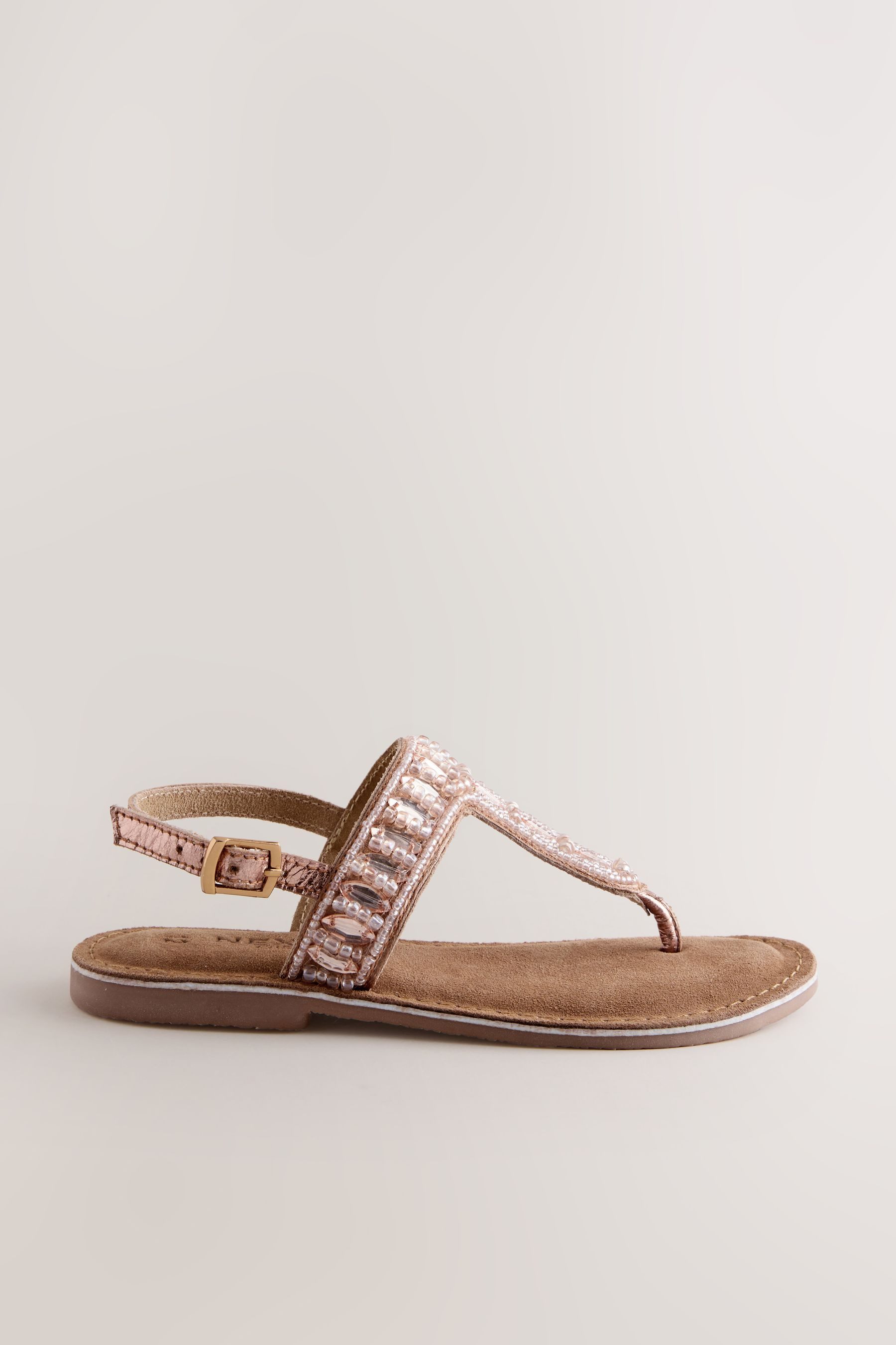 Next Verzierte Zehenschlaufen-Sandalen Sandale (1-tlg)