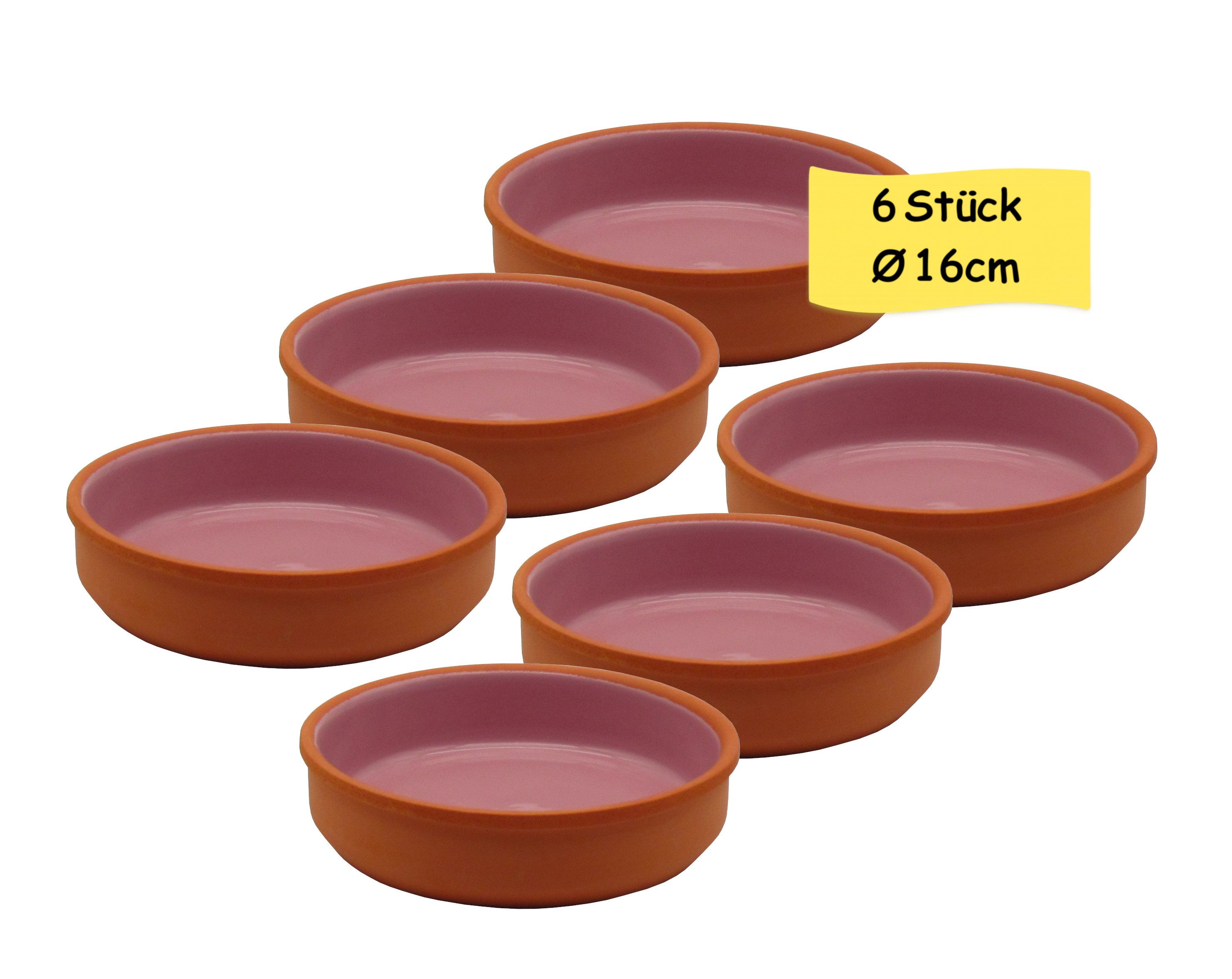 steinwohn Tapas-Schale Keramik Set Ø16 & Ø20 cm – 5 Farben, Mediterran, Spülmaschinengeeignet, Ofenfest, Mikrowellengeeignet