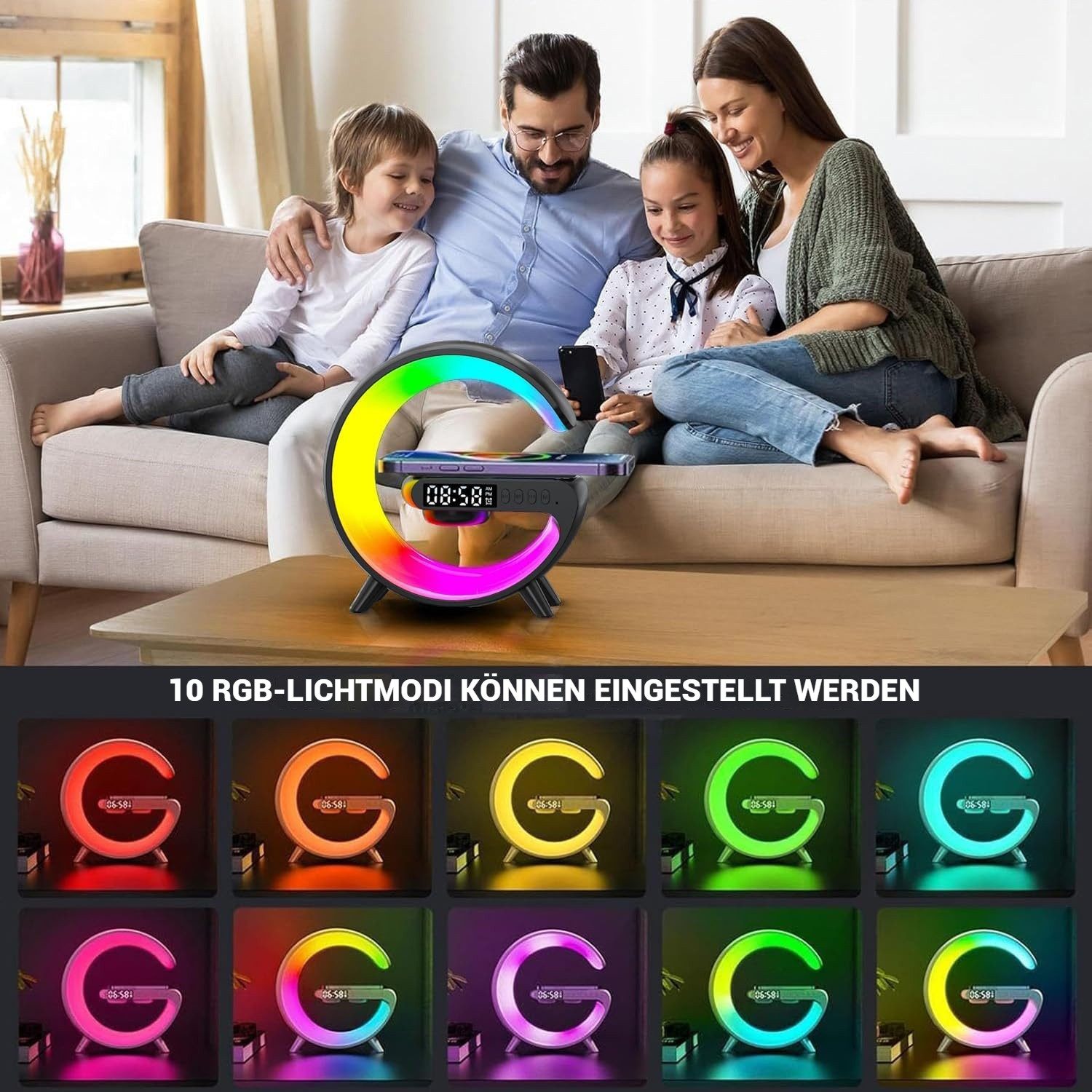 BlingBin LED Nachtlicht Nachttischlampe Dimmbare Atmosphärenlampe günstig online kaufen