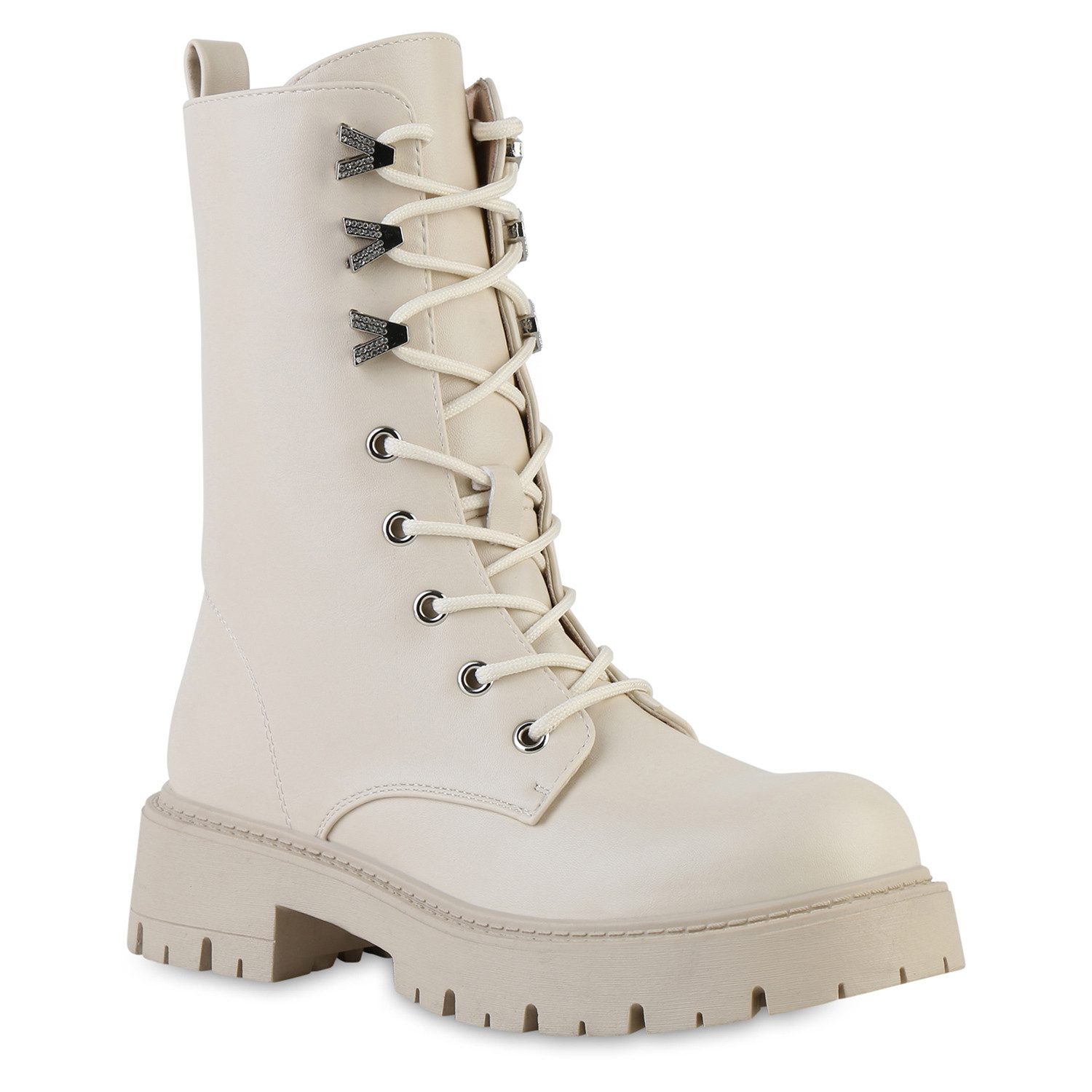 VAN HILL 841823 Schnürstiefel Damen Leicht Gefüttert Schnürstiefel Stiefel günstig online kaufen