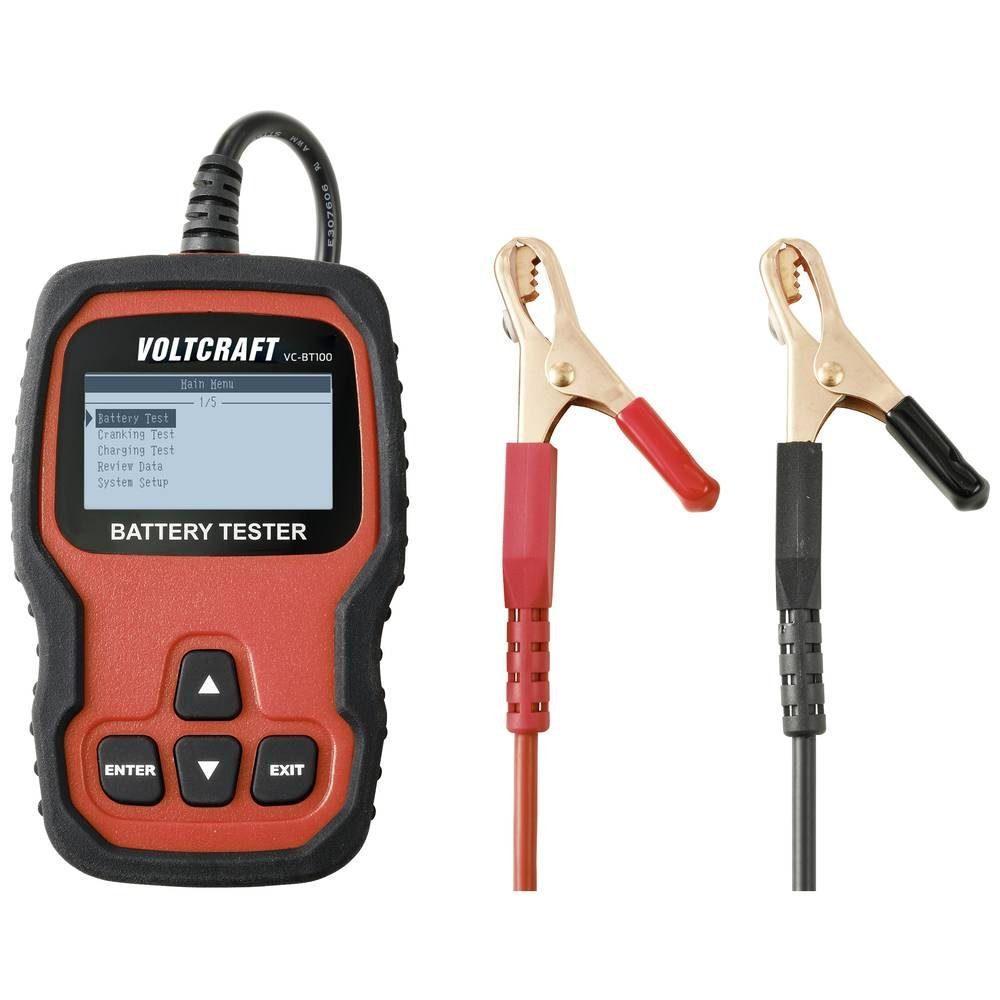 VOLTCRAFT Bleiakku-Tester 12/24 Batterie-Ladegerät
