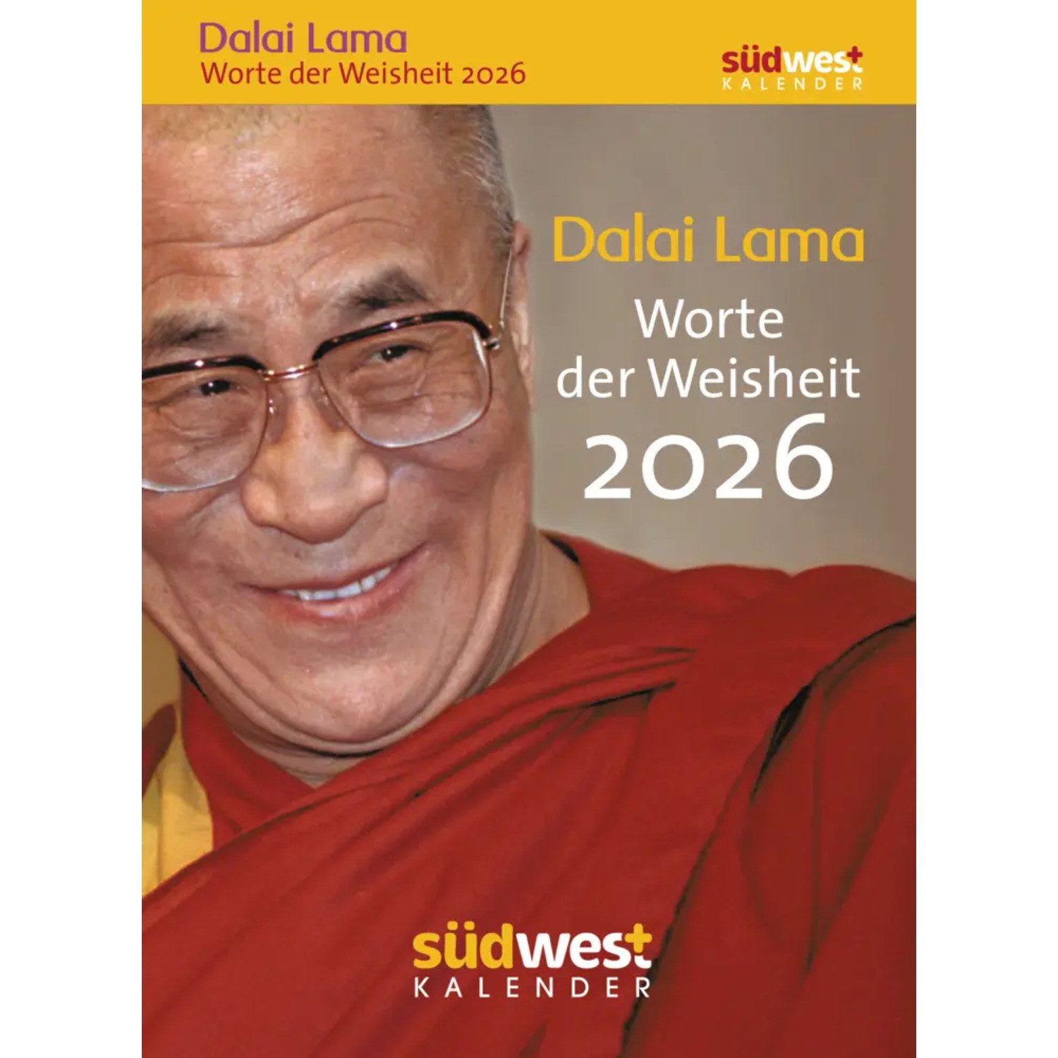 Südwest-Verlag Abreißkalender Dalai Lama - Worte der Weisheit 2026 - Tagesabreißkalender zum...