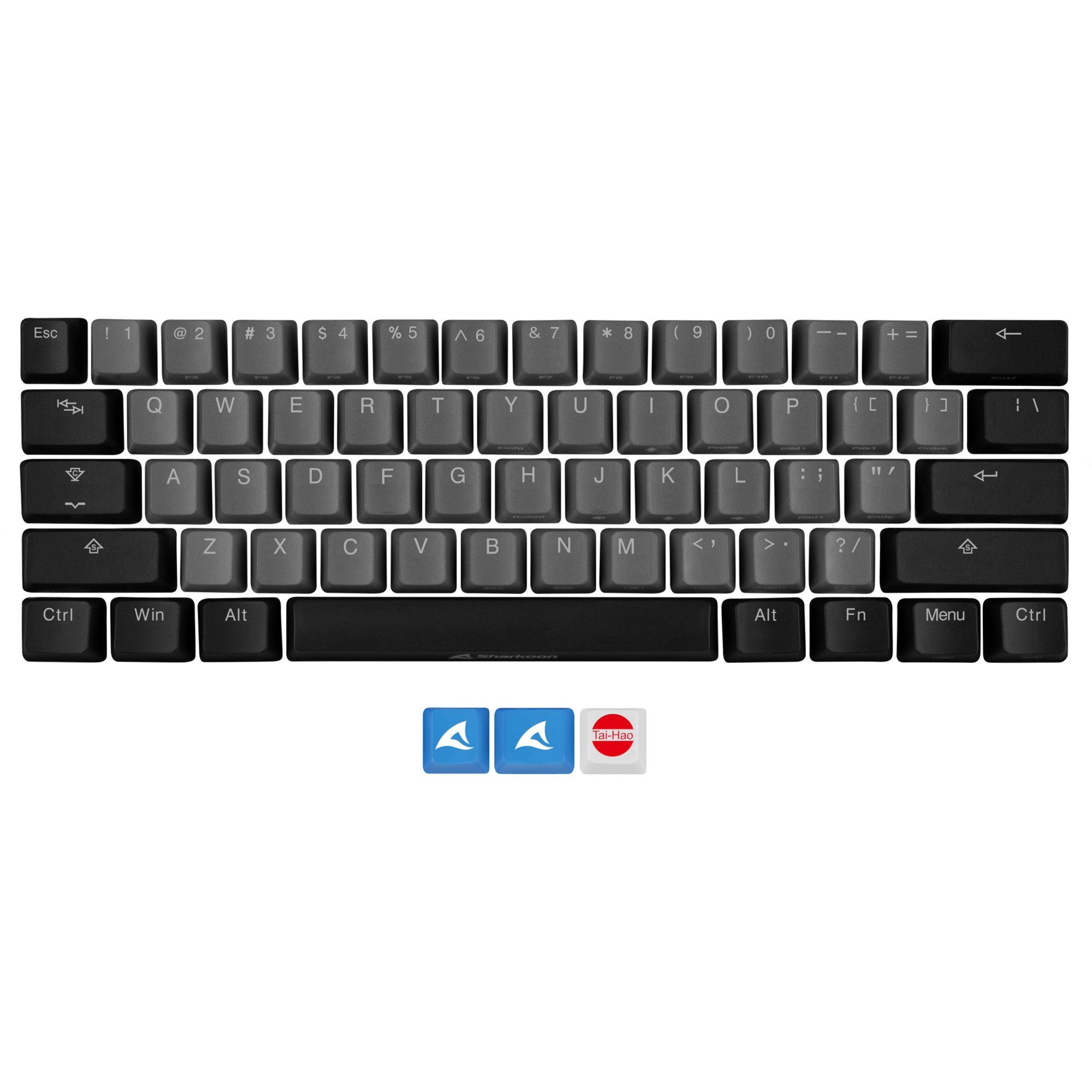 Sharkoon Tastatur-Tastenkappen Sharkoon SKILLER SAC20 S4, Tastenkappe, (62 Stück