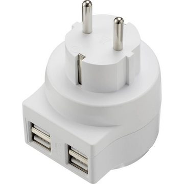Sygonix USB-Ladestecker, 4x USB 2 Stk. pro Set Smart-Home-Steuerelement, mit USB