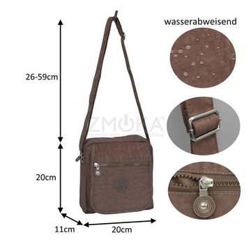 BAG STREET Umhängetasche Bag Street - Crinkle Damen Umhängetasche Stofftasche Handtasche Auswah