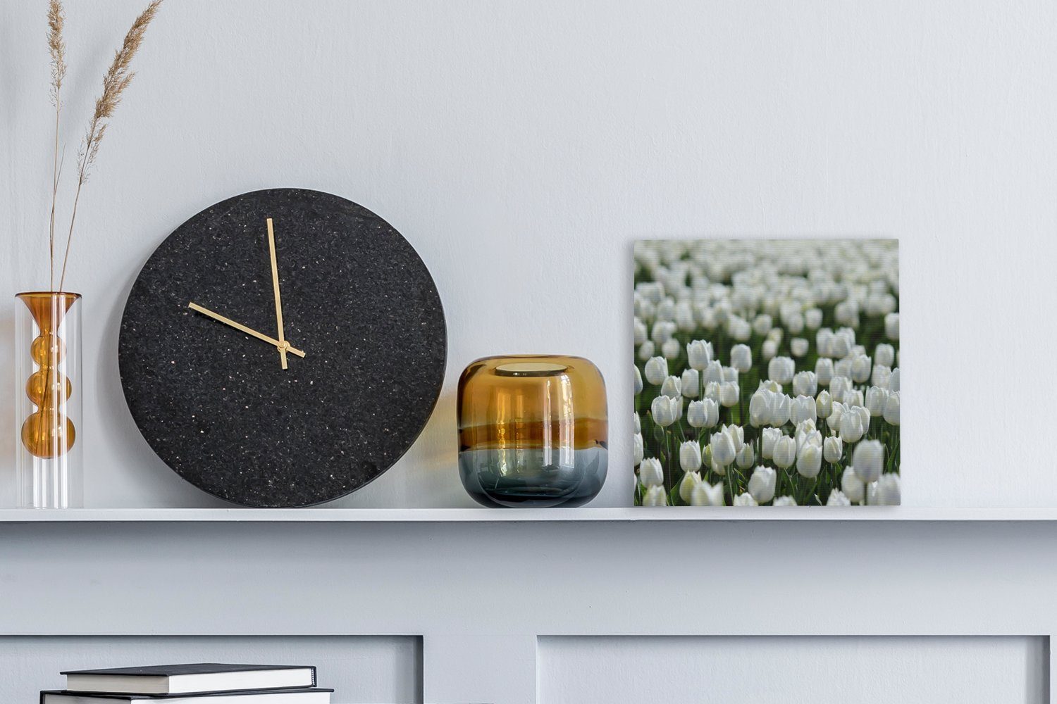 OneMillionCanvasses® Leinwandbild Ein Gebiet mit weißen günstig online kaufen