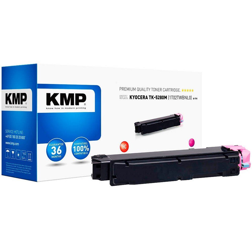 KMP Tonerkartusche 1 (1-St) Toner magenta, - Kyocera K-T91 TK-5280 ERSETZT