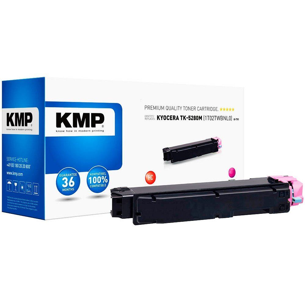 KMP Tonerkartusche 1 Toner K-T91 ERSETZT Kyocera TK-5280 - magenta, (1-St)
