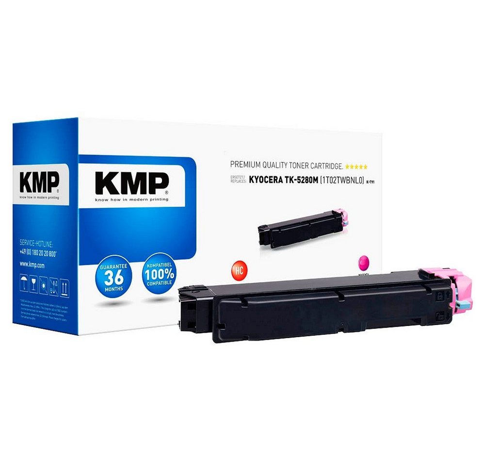Thumbnail - KMP Tonerkartusche 1 Toner K-T91 ERSETZT Kyocera TK-5280 - magenta, (1-St)
