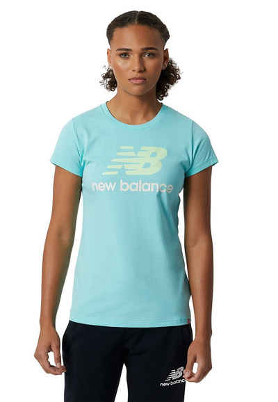 New Balance T-Shirt »New Balance Damen T-Shirt ESSE ST LOGO TEE WT91546 SRF Türkis«