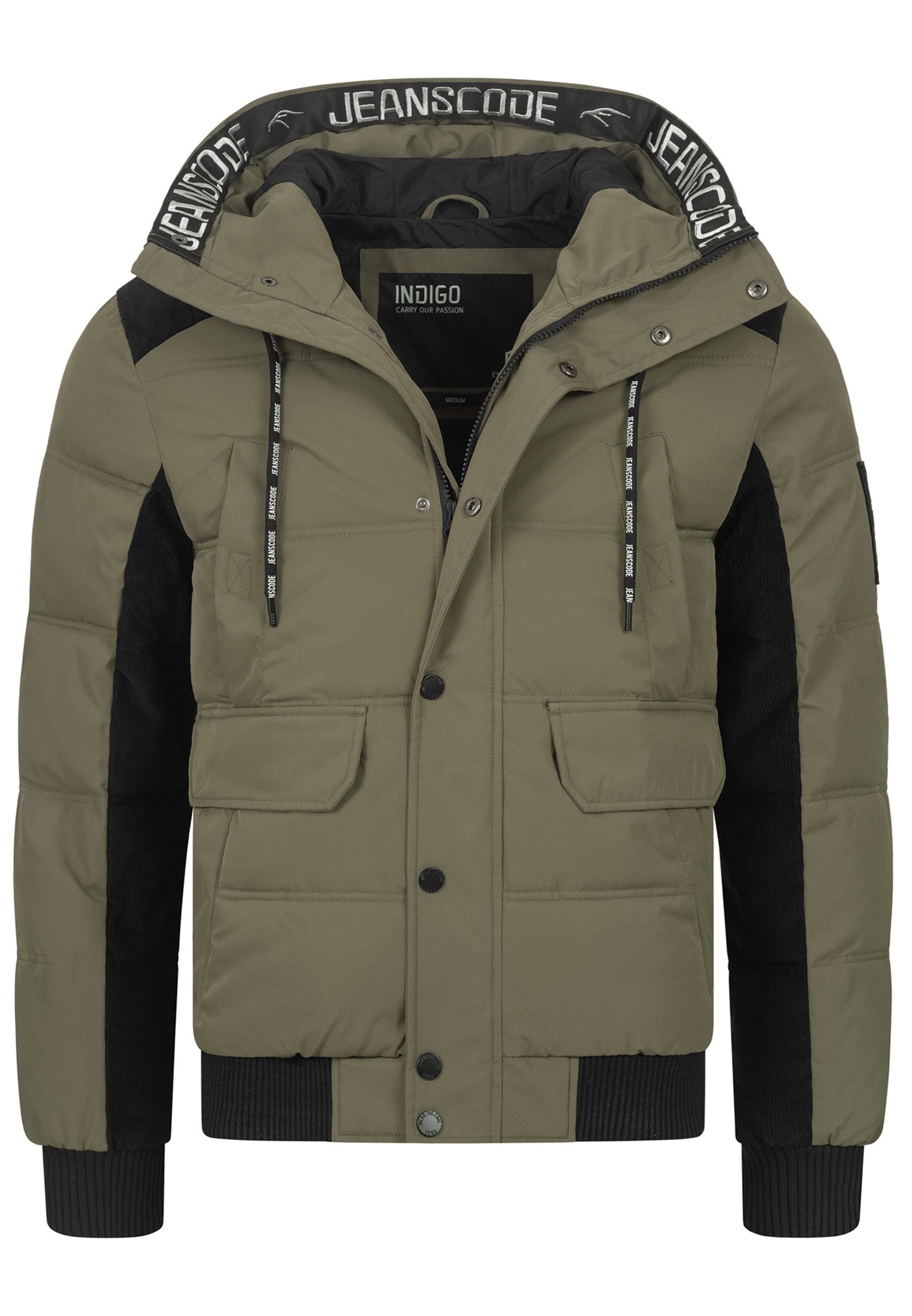 Indicode Winterjacke INJakobe Army