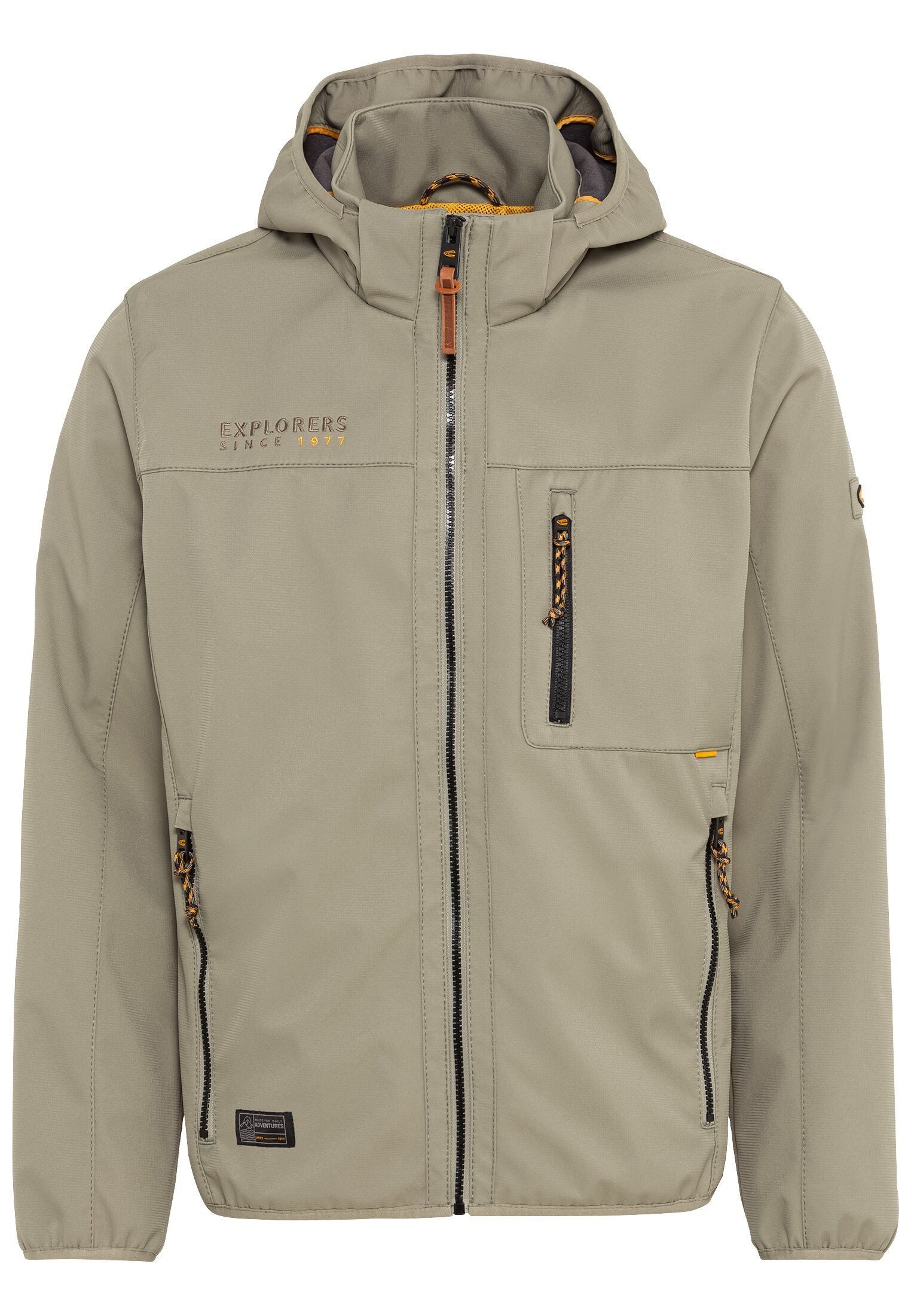 Softshelljacke aus recyceltem Polyester