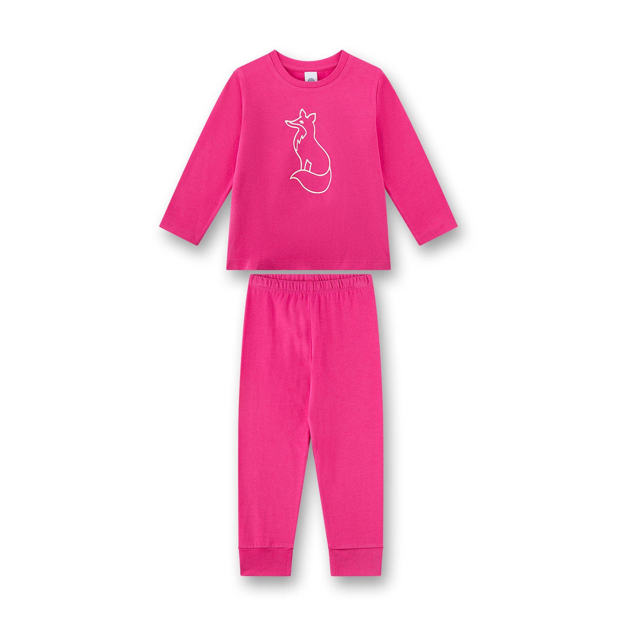 Sanetta Pyjama Mädchen Pyjama 1er Pack Baumwolle (2 tlg)