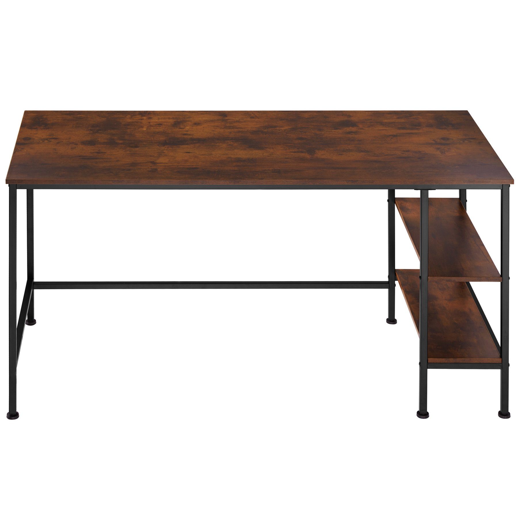 tectake Donegal dunkel, Industrial rustikal Holz (1-St., tlg) 1 Schreibtisch
