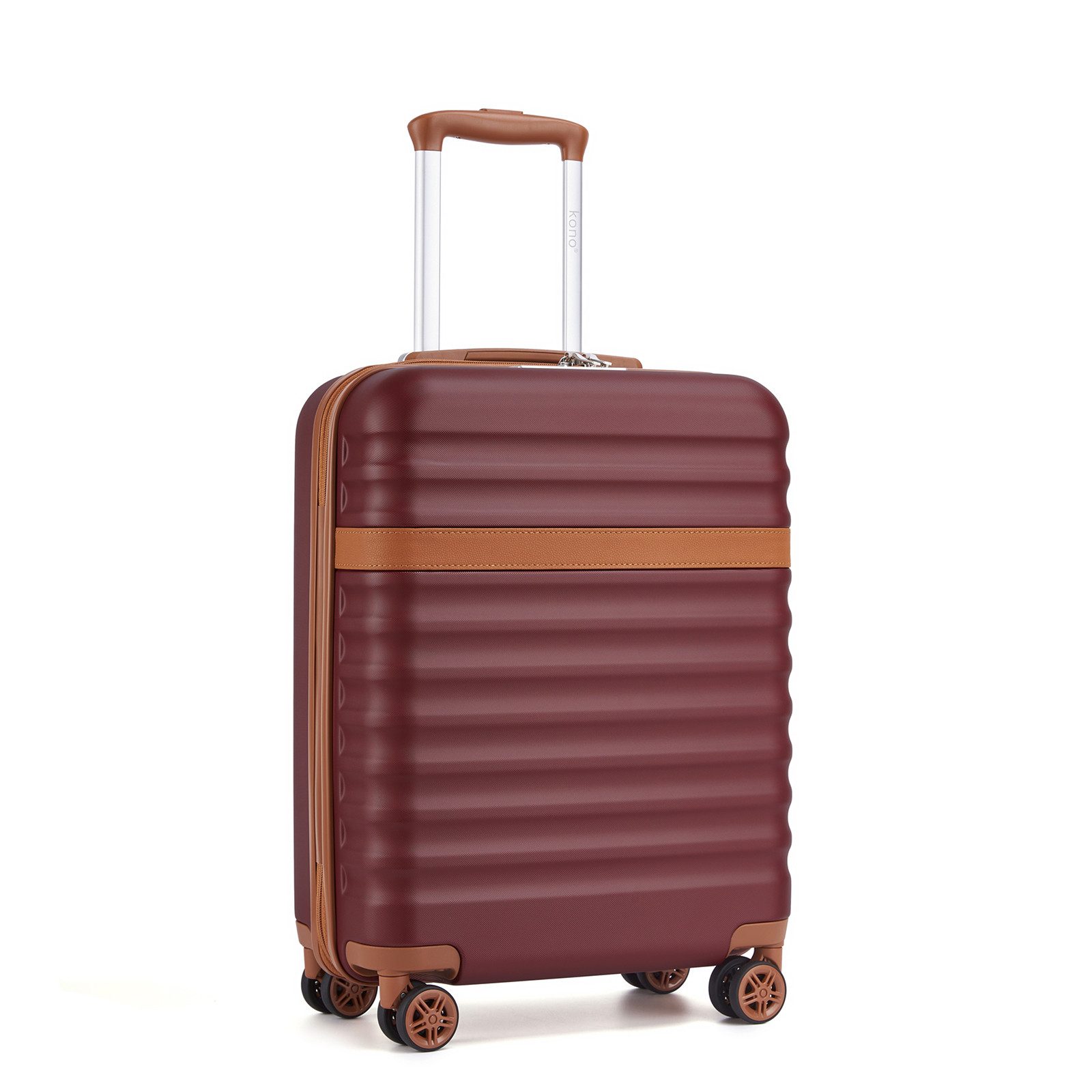 KONO Trolley Handgepäck Koffer Reisekoffer von ABS+PC Hartschalenkoffer günstig online kaufen