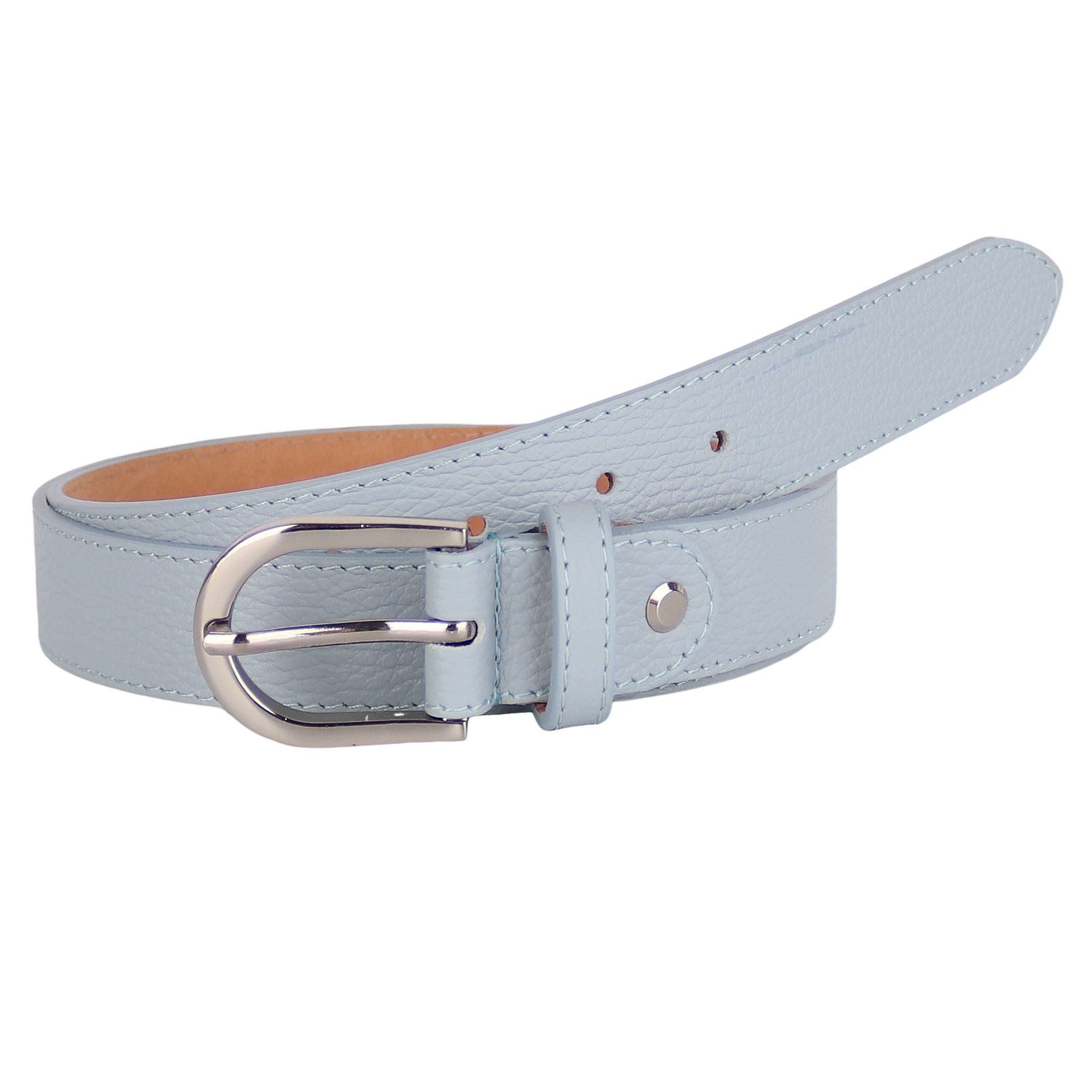 MIRROSI Ledergürtel Damen Herren Gürtel, Made in Italy, 3cm breit (Passt fast zu jeder Hosenschlaufe, aus Echtem Leder)