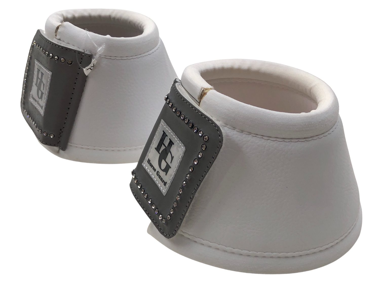 Horse Guard Сапоги-клеш Horse Guard 2er Set Сапоги-клеш Spring Ballenschutz Klett Strass weiß s
