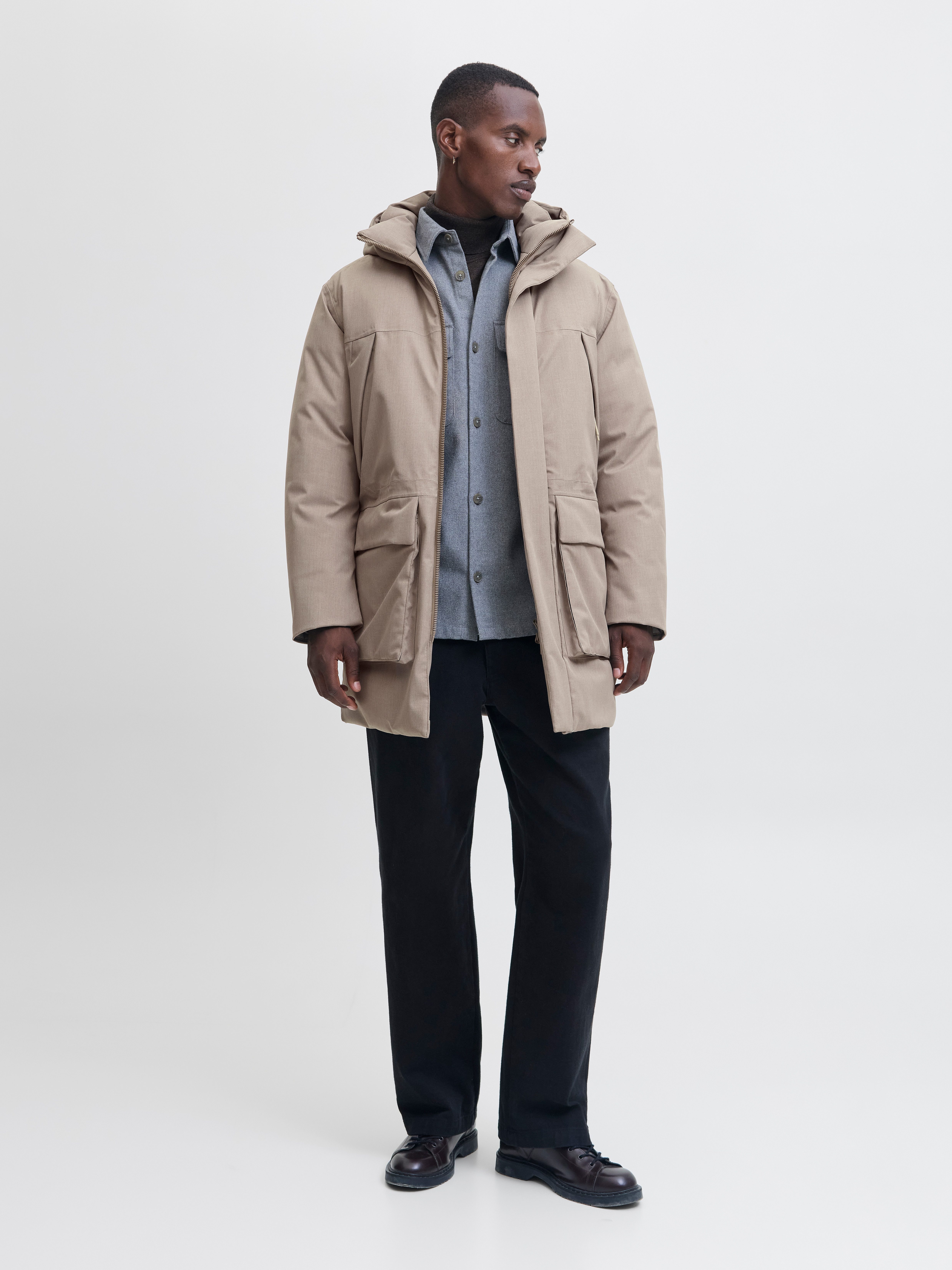 Jack & Jones Parka JPRCCMOON MELANGE PARKA LN