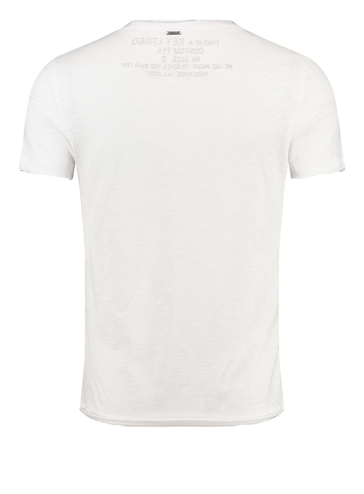 Key Largo Henleyshirt Lemonade vintage Look uni Basic MT00122 mit Knopfleiste unifarben kurzarm slim fit