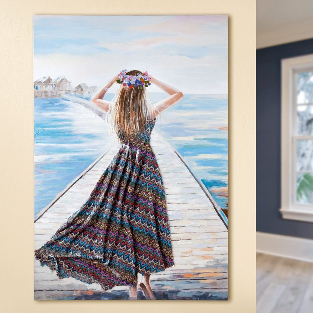 GILDE Bild »Gilde Bild Gemälde "Malediven" (BxHxT) 80 x ...