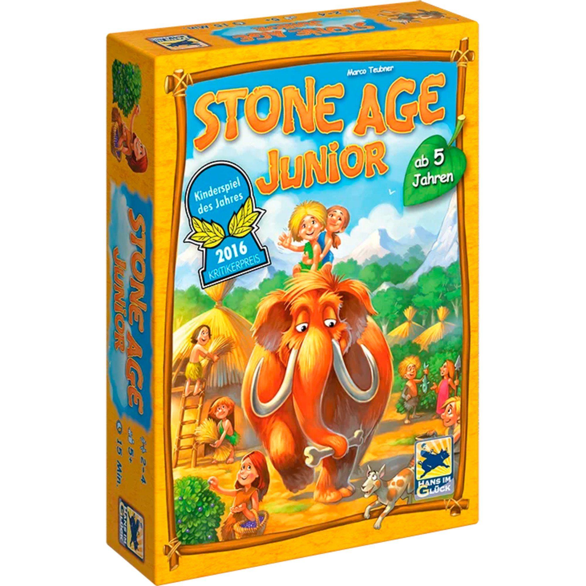 Asmodee Spiel Asmodee Stone Age Junior, Brettspiel, (Kinderspiel