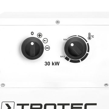 TROTEC Heizlüfter TDS 120 R, 30000 W, Elektroheizer, Bauheizer mit integriertem Thermostat