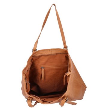 The Skandinavian Brand Umhängetasche The Skandinavian Brand Damen Leder Tasche, Shopper Cognac (1-tlg)