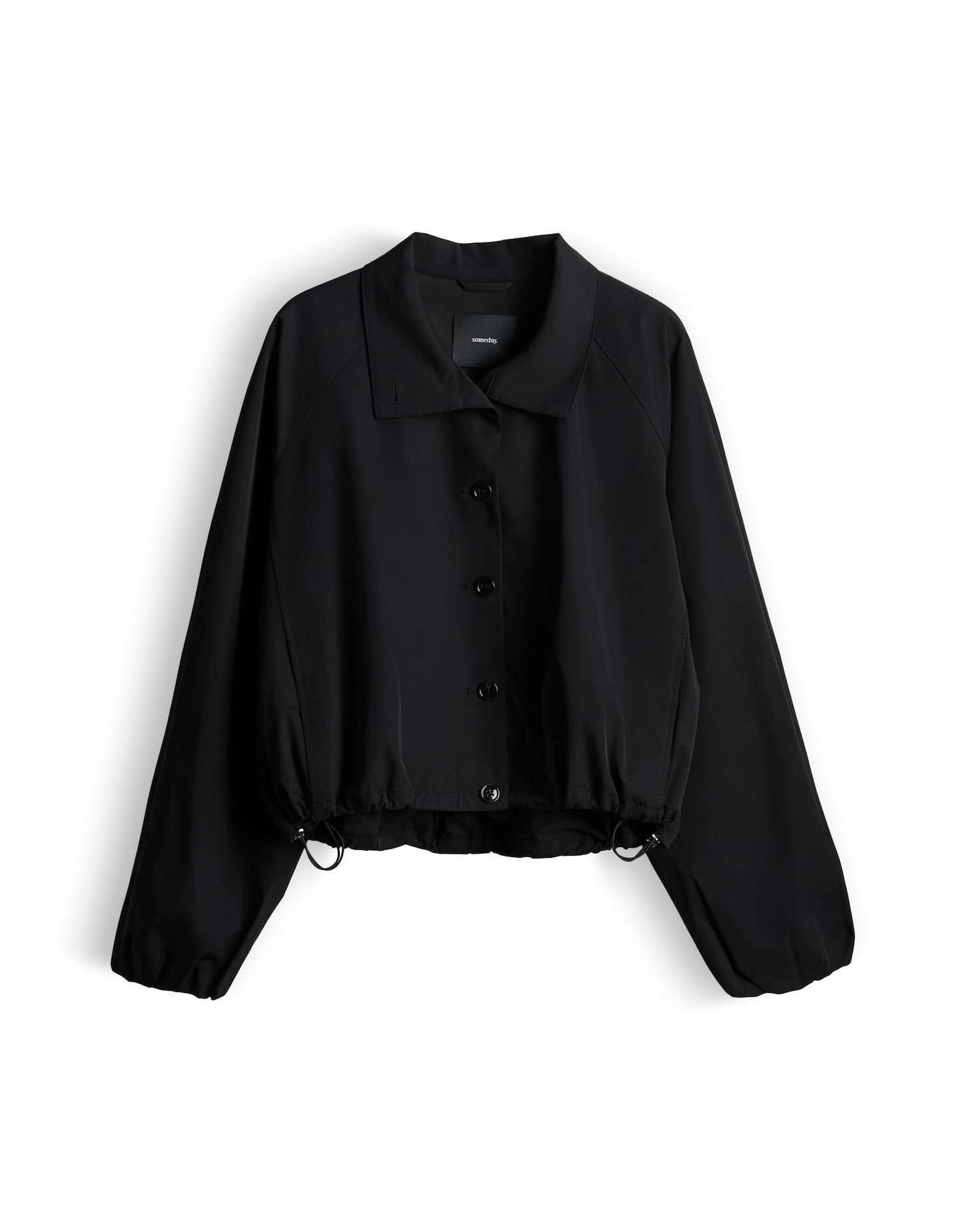 someday Jackenblazer Norli aus Webware mit Ballonsaum Wandelbarer Kragen für moderne Looks