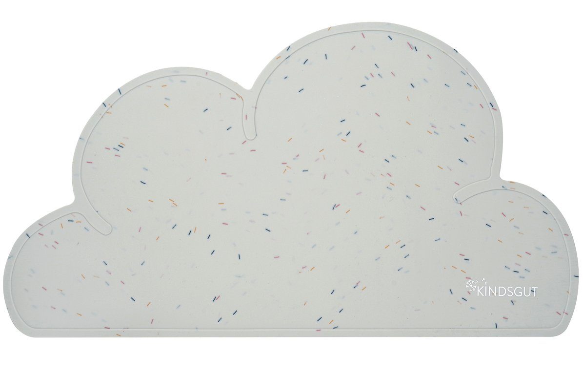 KINDSGUT Platzset Platzdeckchen Wolke, umweltfreundlich, Konfetti günstig online kaufen