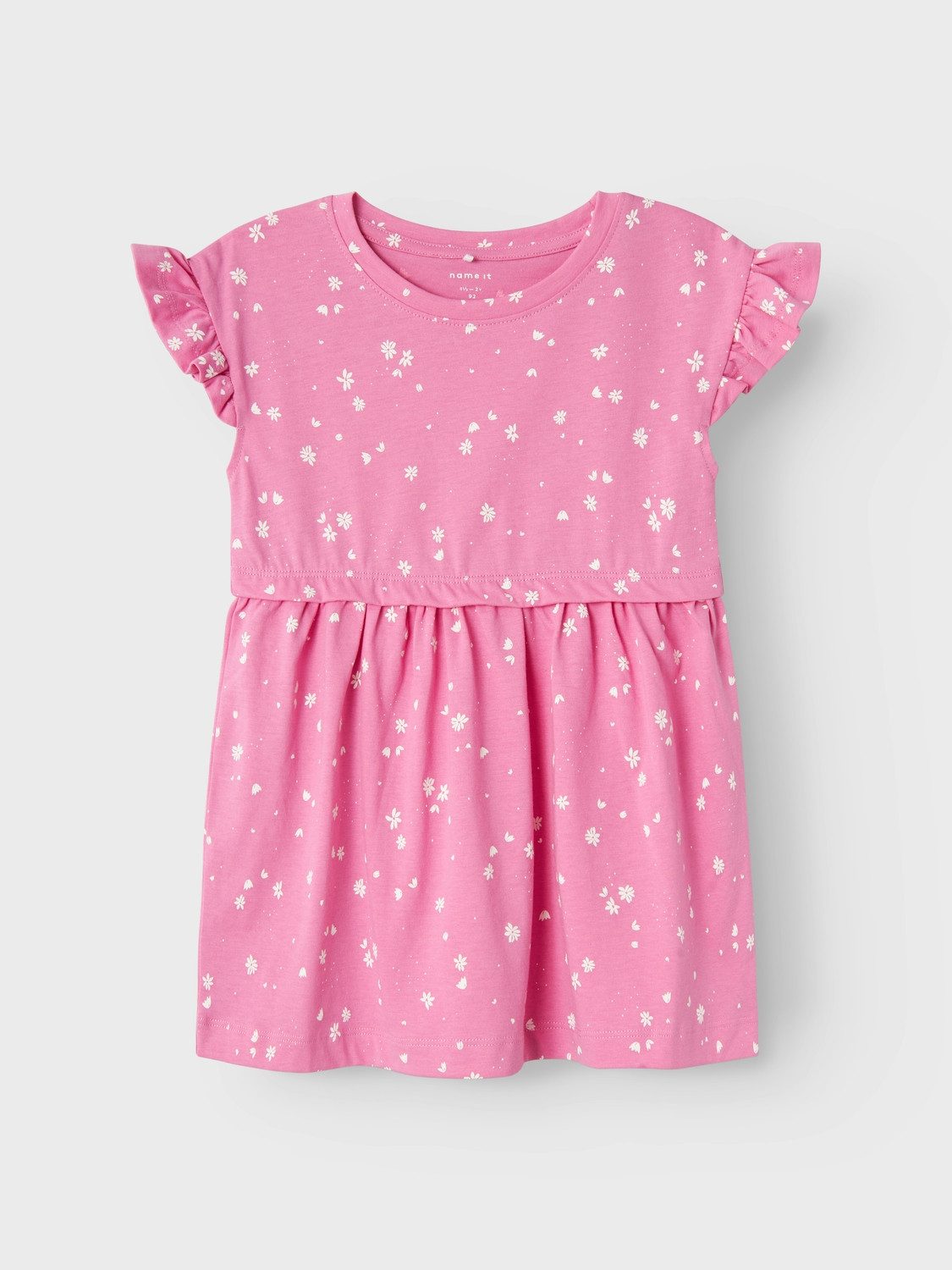 Name It Spitzenkleid 2er-SET Sommer Kurzes Rundhals Baumwolle Dress (kurz, 2-tlg) NMFHENRA SS DRESS PB