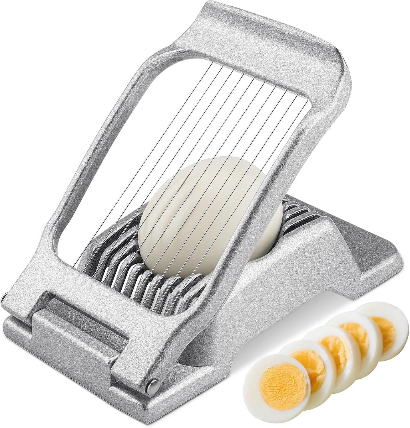 FELIXLEO Eierschneider Eierschneider Edelstahl Aluminium für Eier Obst Spülmaschinenfest, (1-tlg)