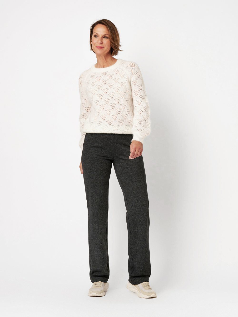 Relaxed by TONI Palazzohose Scarlet in melierter Optik günstig online kaufen