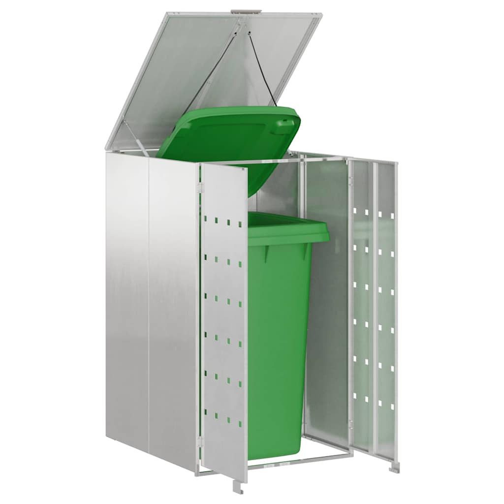 vidaXL Mülltonnenbox 68 x 77,5 x 115,5 cm Mülltonnenverkleidung Mülltonnenbox Gas-Hebedecke