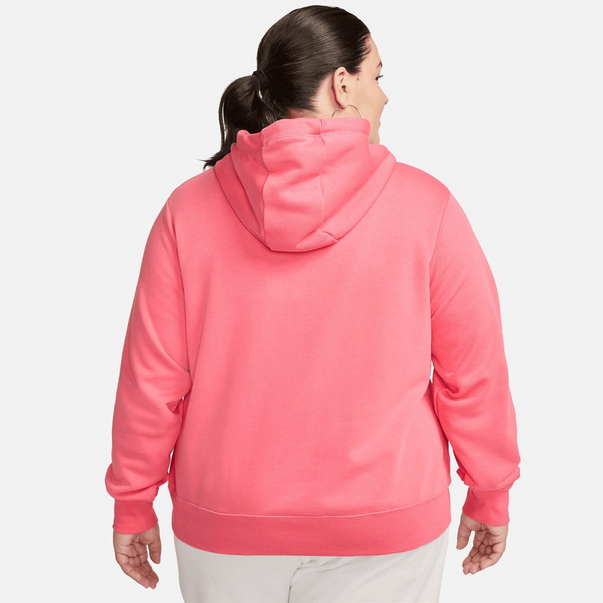 Nike Sportswear Kapuzensweatshirt Club Fleece Women's Hoodie orange Size) (Plus Pullover