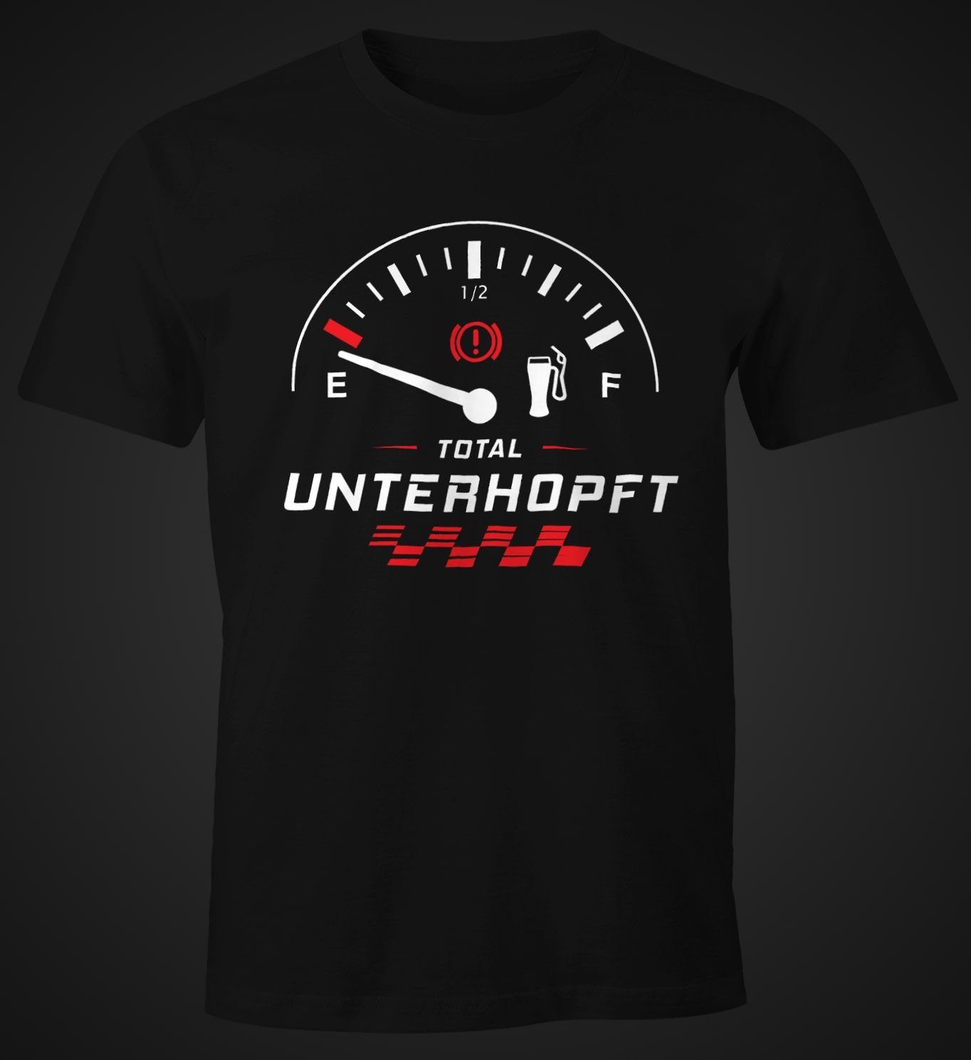MoonWorks Print-Shirt Herren T-Shirt Total Unterhopft günstig online kaufen