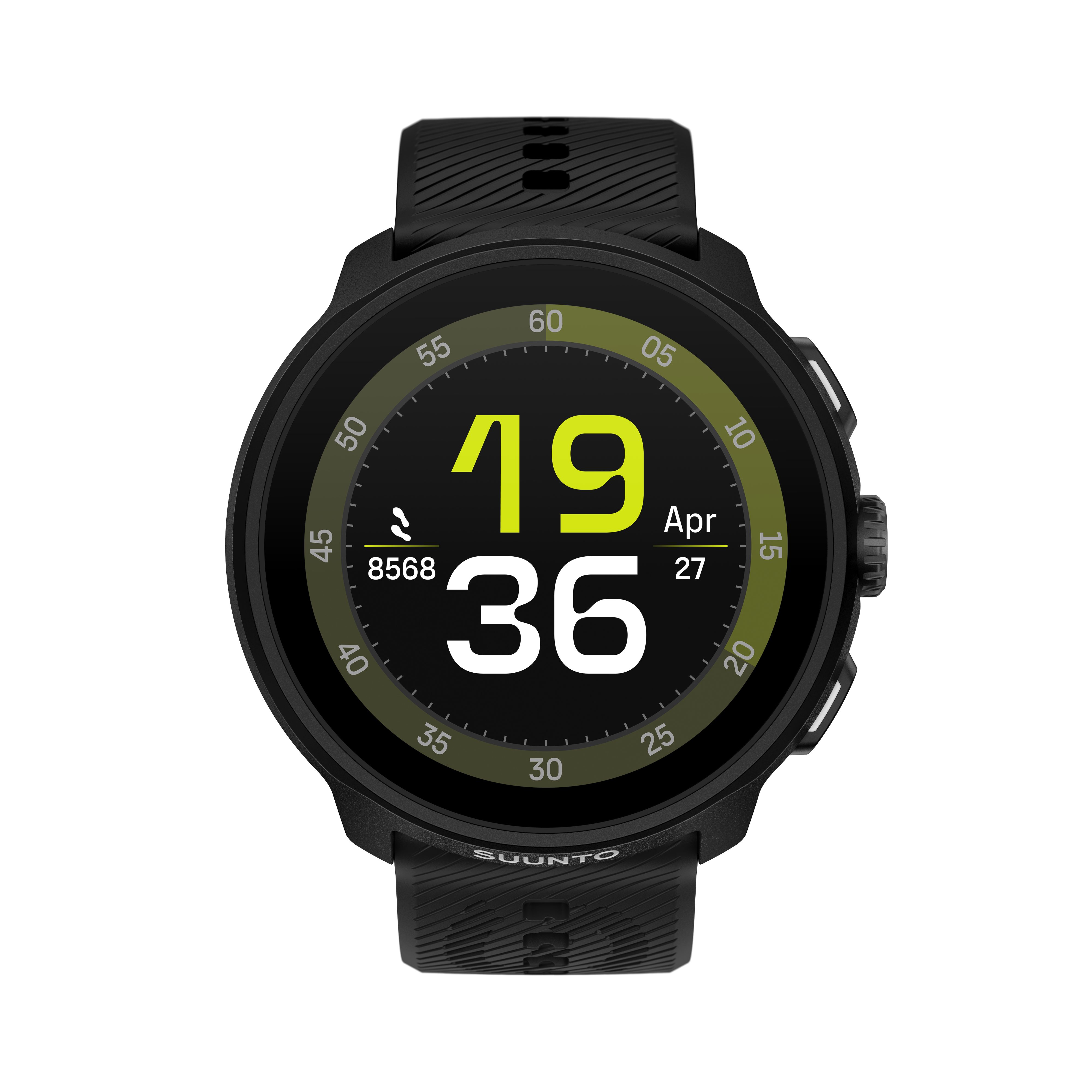 Suunto RUN Leichte Sportuhr speziell für Läufer Fitnessuhr (3,35 cm), Aktivitätsaufzeichnung, Herzfrequenz, Schlaftracking, MP3-Speicher