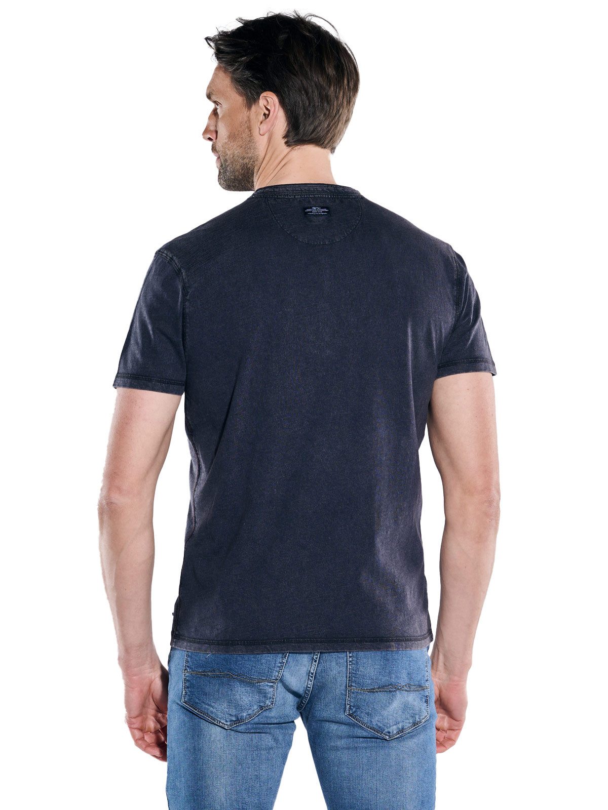 Engbers T-Shirt Herren Henley-Shirt regular, Saphirblau günstig online kaufen