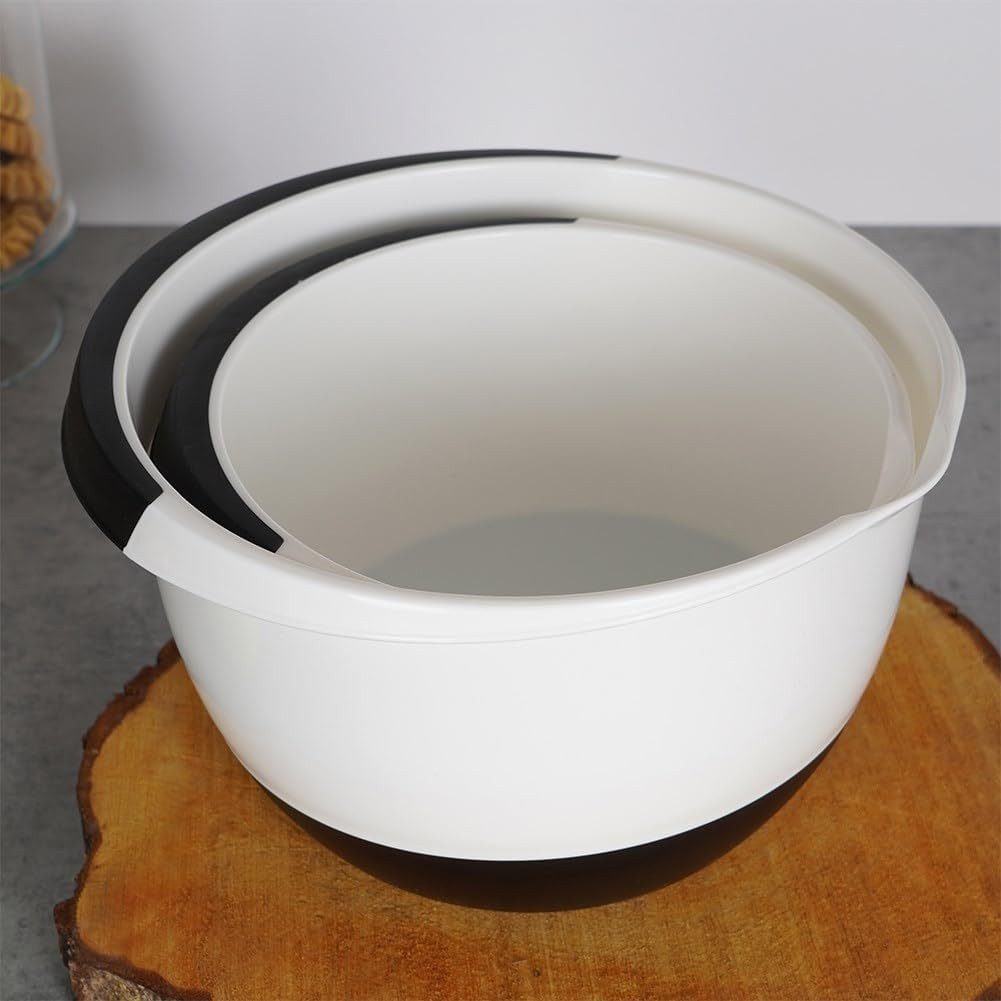 Excellent Houseware Rührschüssel 1x Rührschüssel Set 3,5 & 2,0 Liter, (1-tlg), Schüsselset zum Mischen & Verrühren