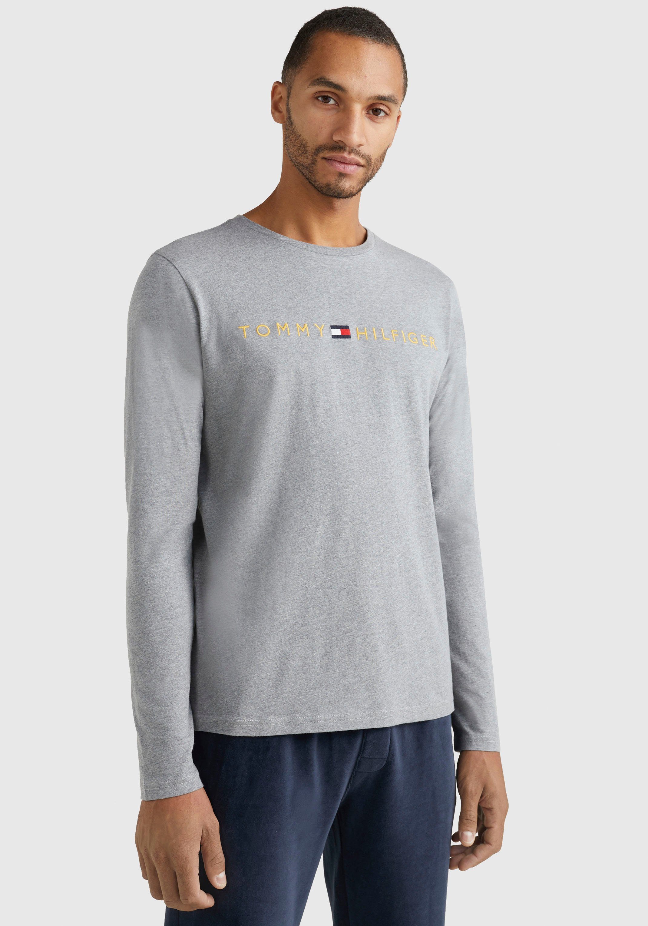 Tommy Hilfiger Underwear Langarmshirt in Melangeoptik