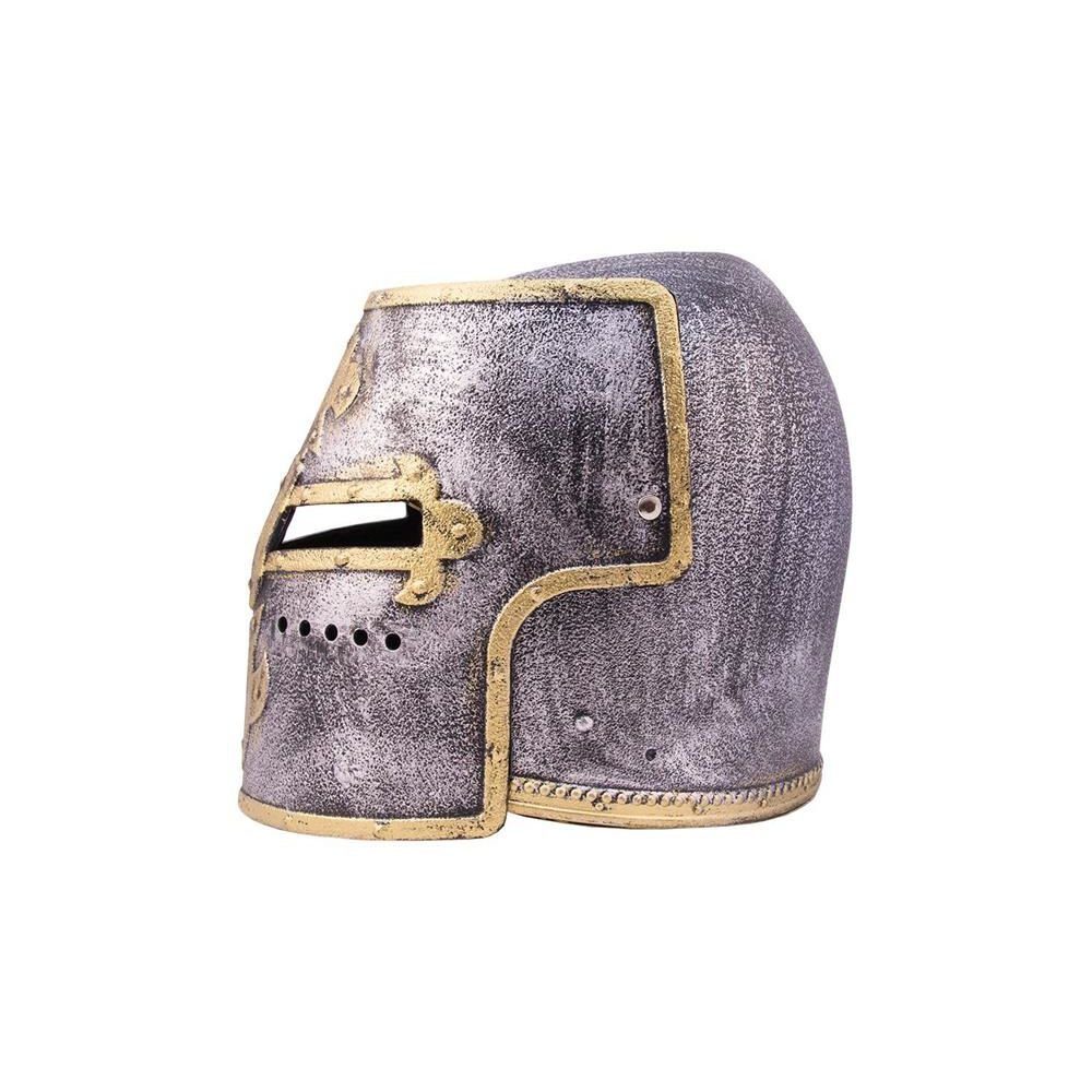 Bartl Spielzeug-Helm Templerhelm Royal, Silber, für Ritterkostüm, für Kinder ab 3 Jahren