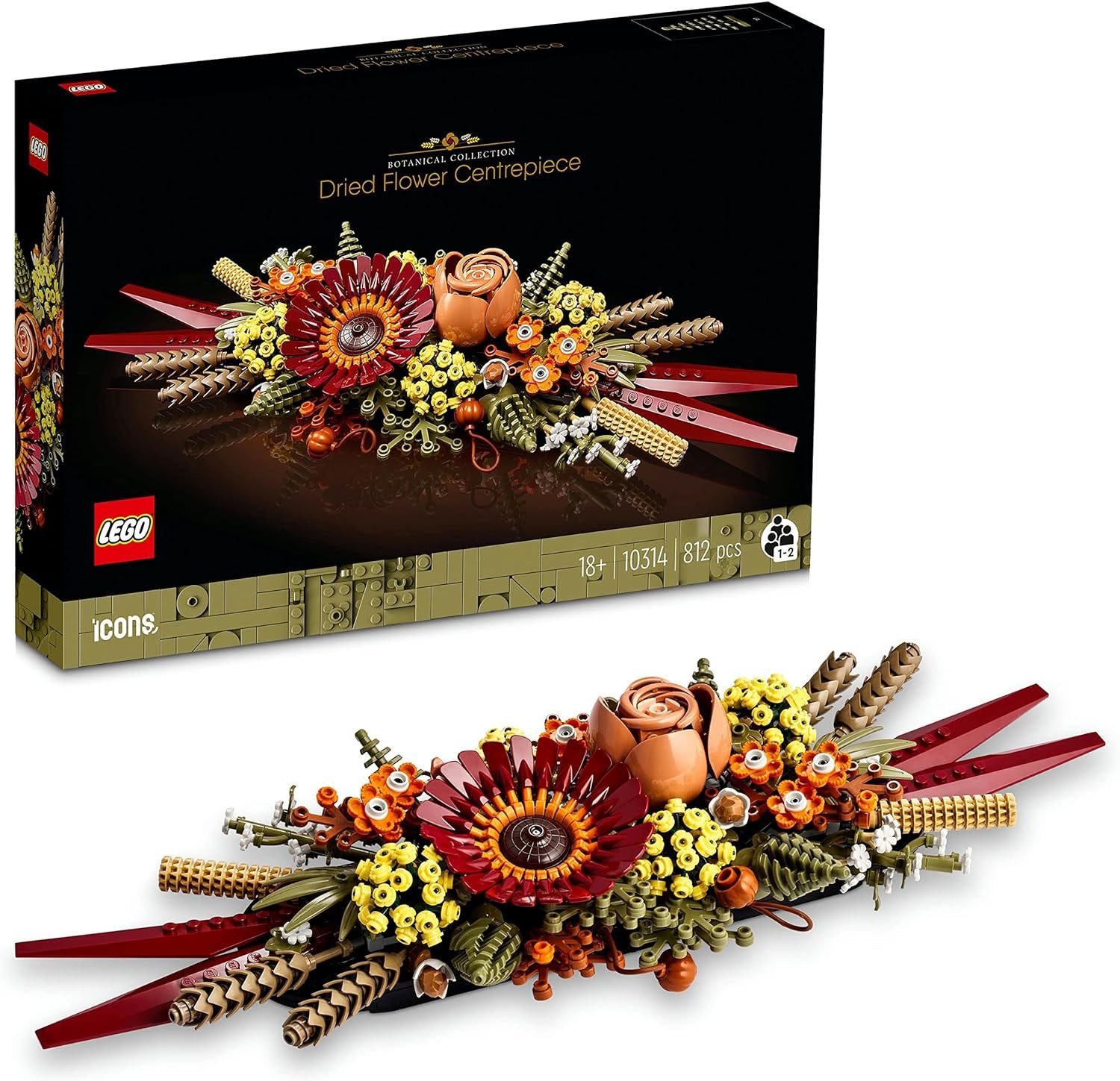 LEGO® Botanical Collection - Trockenblumengesteck (10314) Konstruktions-Spi günstig online kaufen