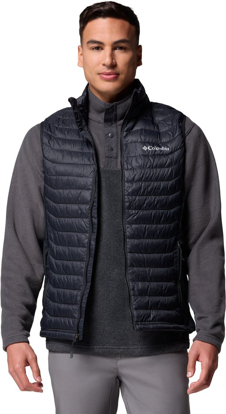 Funktionsweste Powder Pass Hybrid Vest Black, Columbia Grey