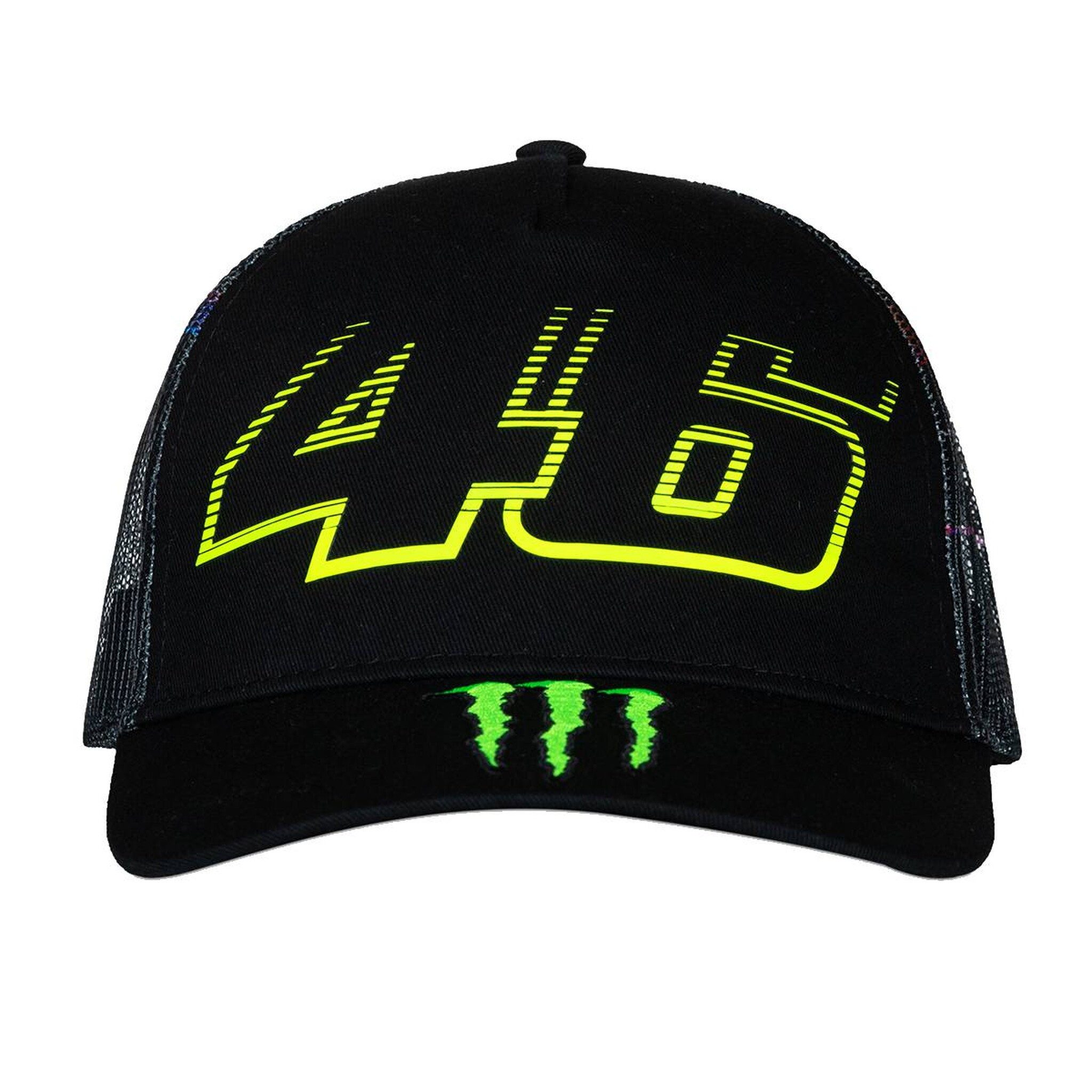 VR46 Trucker Cap Valentino Rossi Monster Energy Cap "46" - schwarz