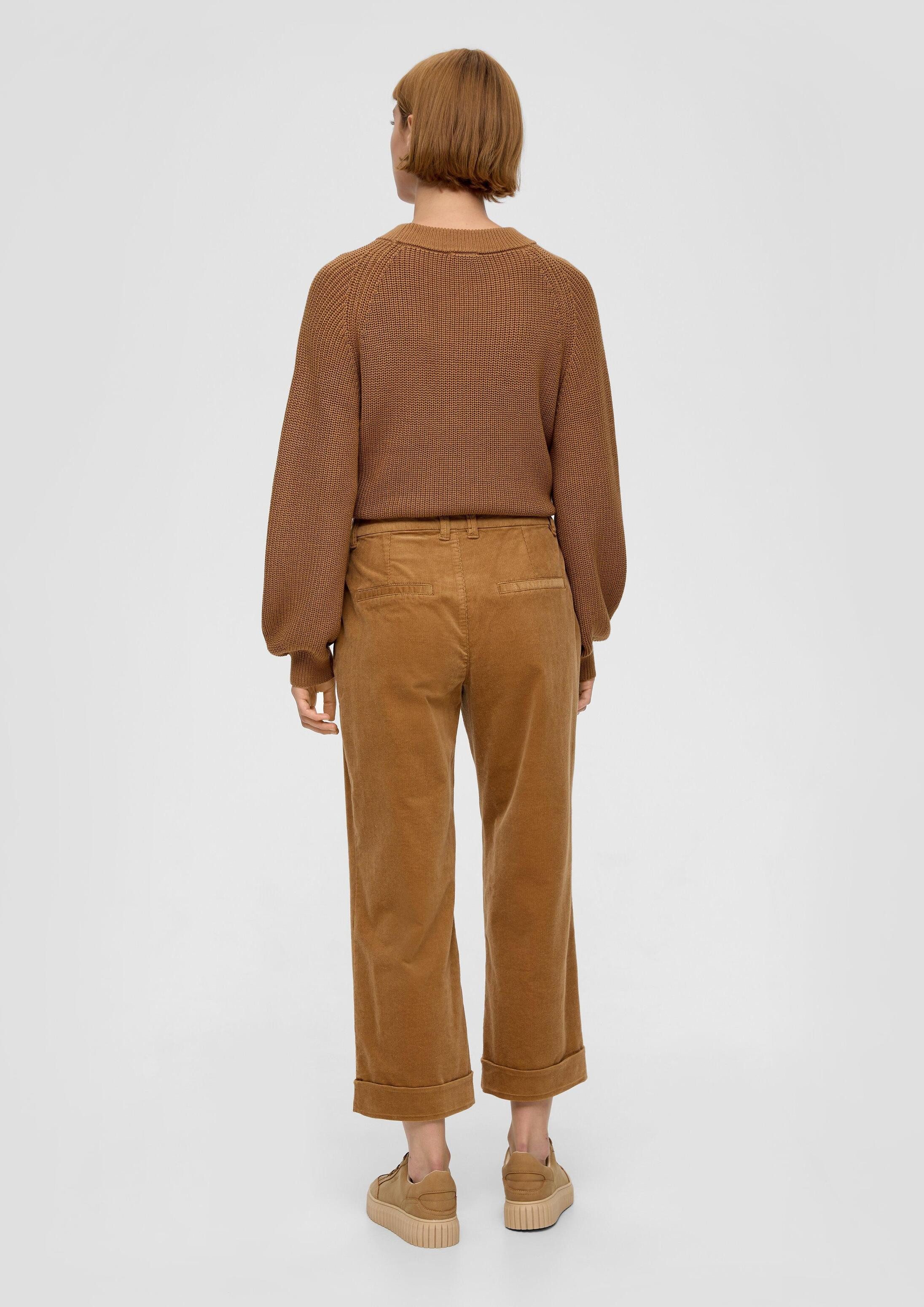 s.Oliver Culotte Hose Regular: Culotte aus Cord