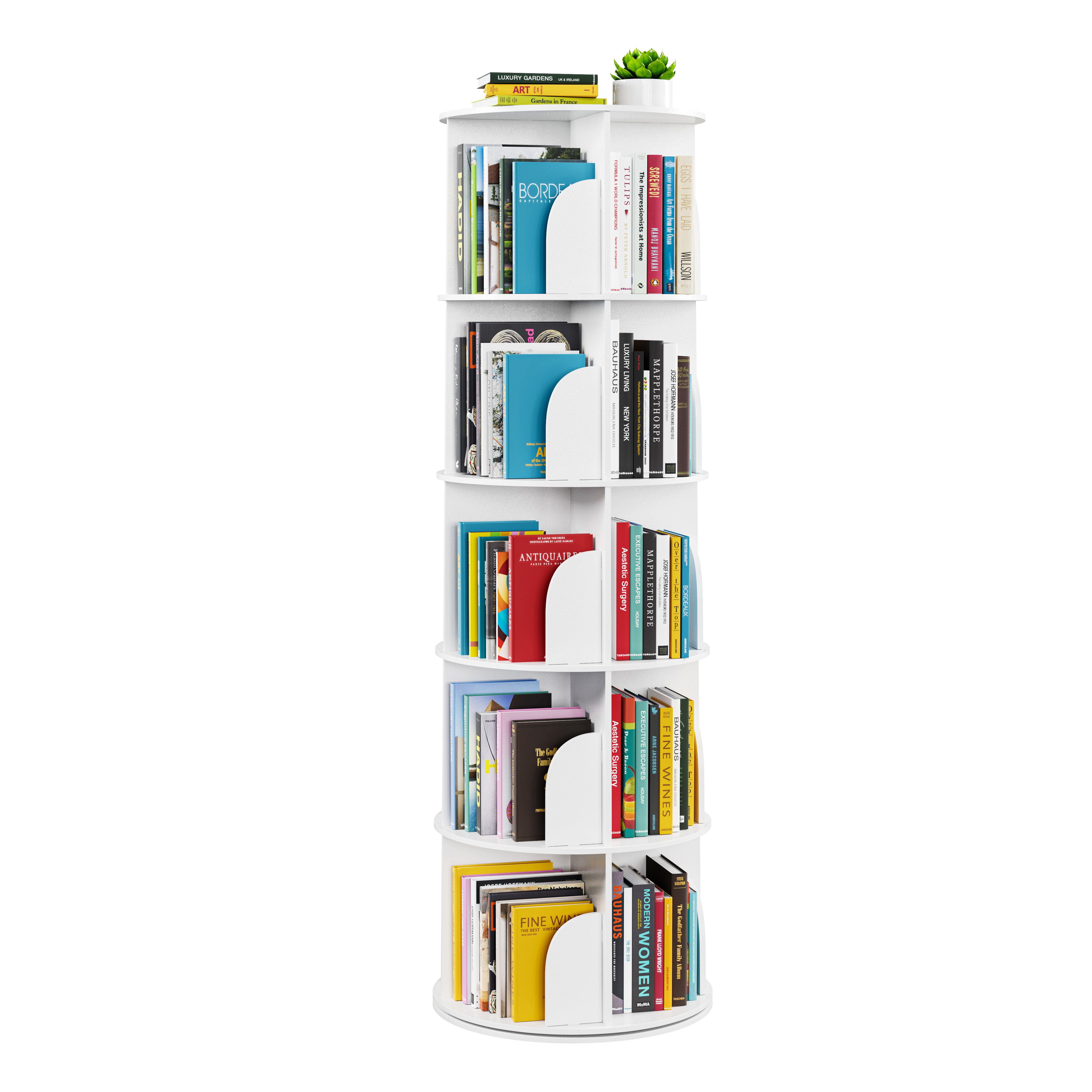 Bücherregal 360-Grad drehbares Bücherregal