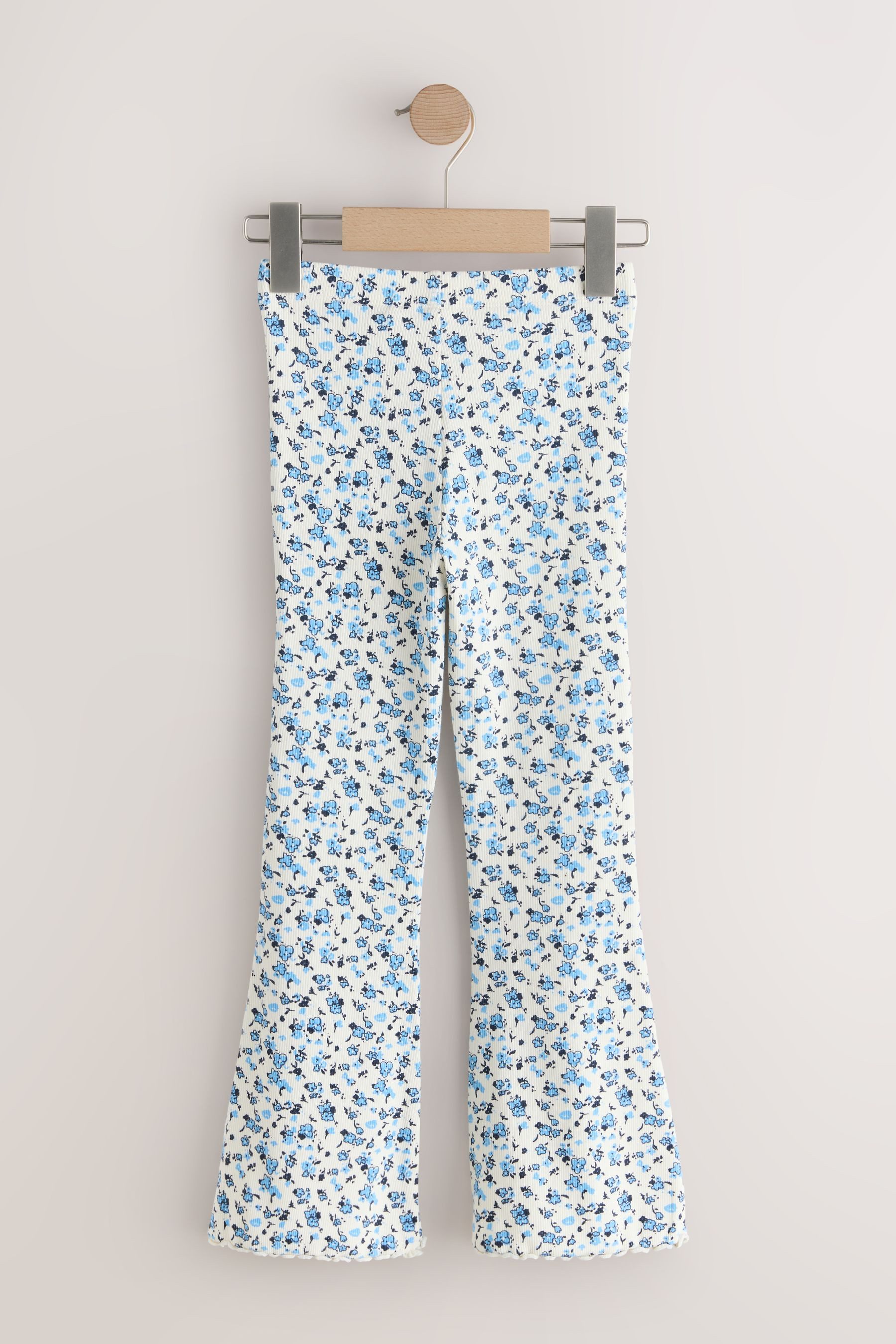 Next Leggings Gerippte Leggings mit ausgestelltem Bein (1-tlg)